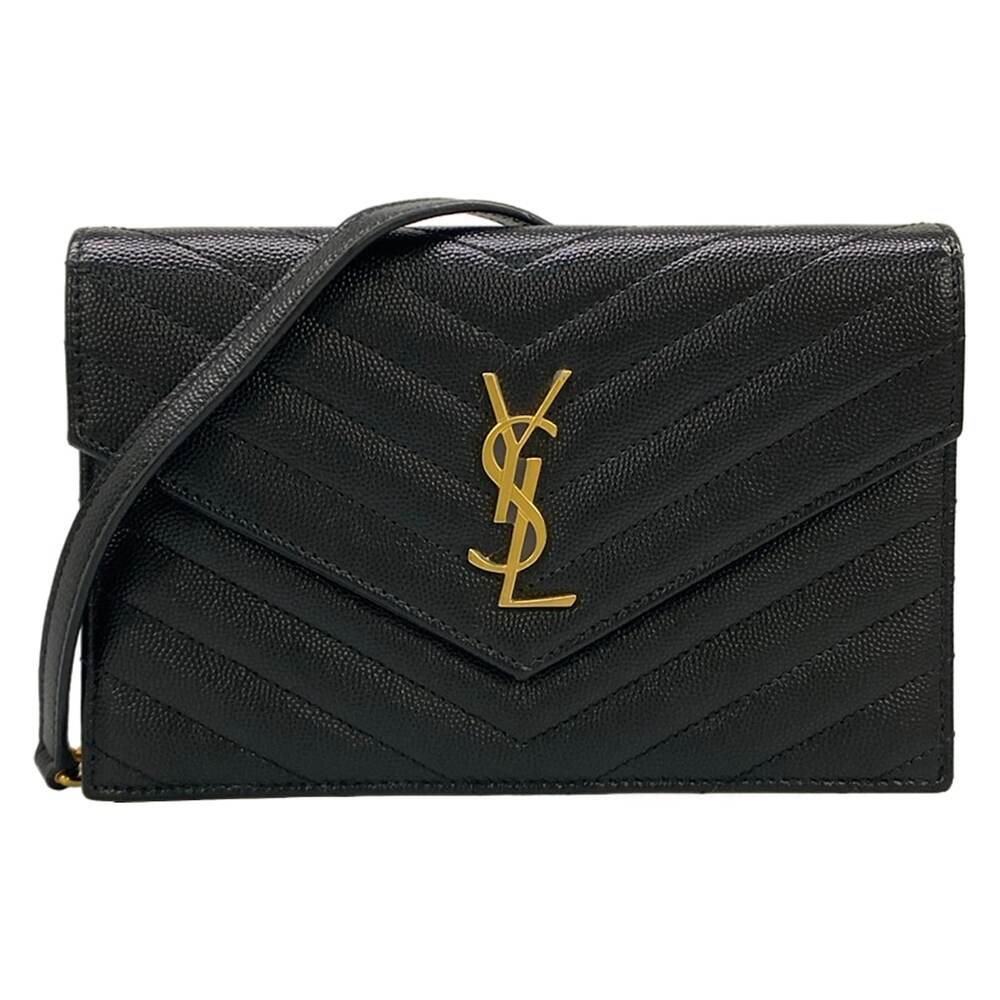 Saint Laurent PARIS Monogram Saint Laurent Envelope Other Style Wallet 393953 - Picture 1 of 12